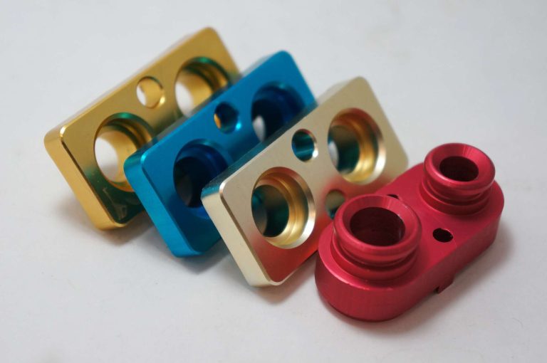 4 metal finishes on similar parts
